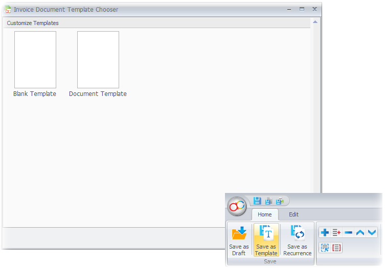 Image showing Document Template